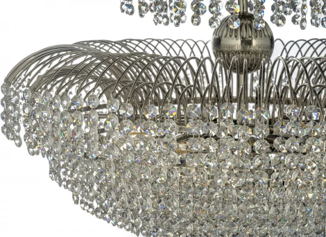 Подвесная люстра Arti Lampadari Salentino E 1.5.60.100 N (220V, хрусталь, на цепи)