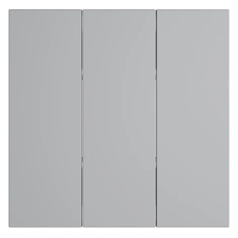 Клавиши для выключателя/переключателя трехклавишного (серый) Voltum S70 VLS000516