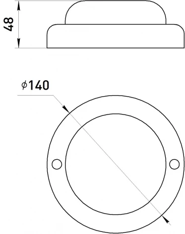 Потолочный светильник светодиодный с ИК датчиком движения ЭРА SPB-2 SPB-201-3-40K-008