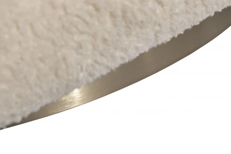 76AR-73960 Кресло поворотное Тедди (Teddy) белое 65*70*75см Garda Decor