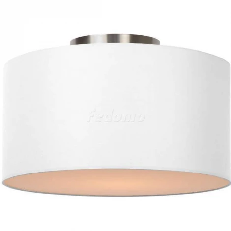 Люстра потолочная Артпром Crocus, 1 плафон, никель, белый