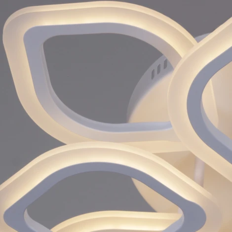 Потолочная люстра светодиодная на штанге с пультом Reluce 10320-0.3-4+4S WH