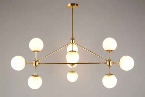 Потолочная люстра на штанге Aployt Rozali APL.606.07.10 (220V, шарики)