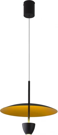 Подвесной светильник Kink Light Синди 08466-35,19(33) черный/золото Led 7W (220V, на проводе)