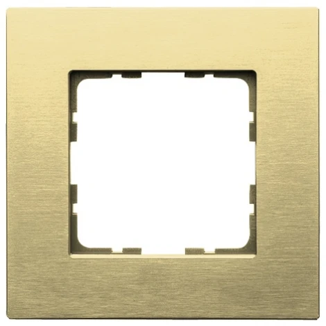 Рамка на 1 пост (алюминий шампань) Jasmart G-Metal G1001AG