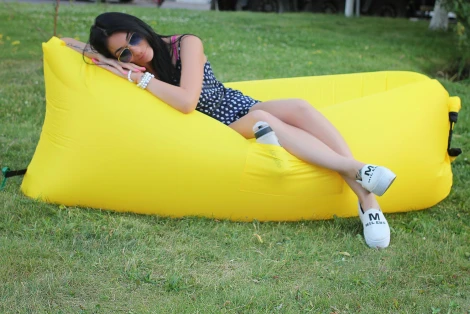 Надувной лежак Dreambag AirPuf Желтый 5900800