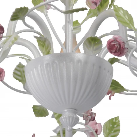 Подвесная люстра V1796-0/5 Vitaluce (220V, на цепи, свеча, цветы)