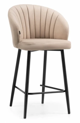 Полубарный стул Woodville Бэнбу velutto 05 / черный 499988