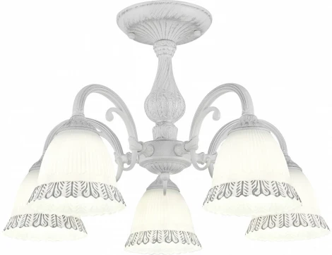 Потолочная люстра на штанге Arte Milano AM347410 347410/5 WT+SL (220V)