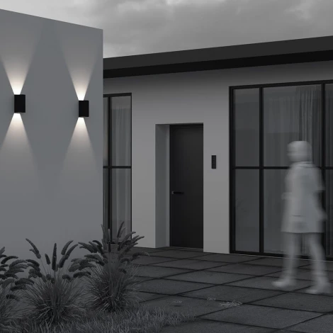 Настенный уличный светильник светодиодный Maytoni Outdoor Drape O526WL-L10B3K