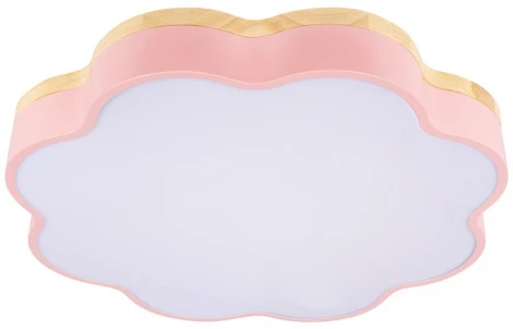 Потолочный светильник светодиодный для детской Loft It Axel 10225/36 Pink (220V, тучи)