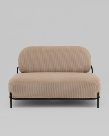 Диван Стоун велюр рельефный бежевый Stool Group арт.УТ000040009