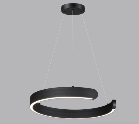 Подвесной светильник Lumion Indie 6534/28L черный LED 28W 3000-6000K 1240Лм 220V (на тросе, круглые)