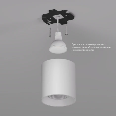 Накладной точечный светильник Denkirs DK3040 DK3090-WH (220V, круглые)