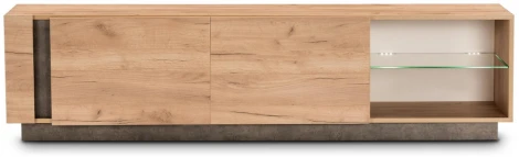 ТВ-тумба Mobi Арчи 10.86 дуб золотой craft / камень темный U3705 339645