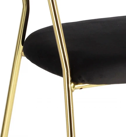 Стул Whispered Fusion Hesby Велюр/Черный арт.HSBI_DC72_black