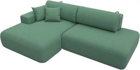 Диван угловой Лига-036 НПБ Модерн левый угол Лига Диванов (Рогожка) арт.124699L