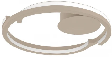 Потолочный светильник светодиодный с регулировкой цветовой температуры песочный Eglo Mezzomonte 901823