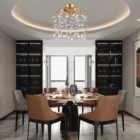 Потолочная люстра хрустальная Arte Milano Milano-3 23312.360.3.G9.B IB (220V)