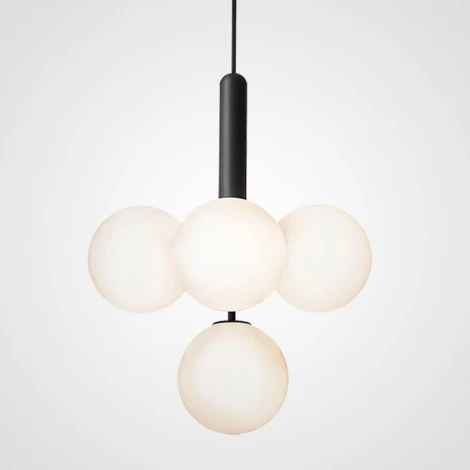 Подвесной светильник Raffin 4 White Imperiumloft Raffin01 (177909-26) (220V, на проводе, шарики)