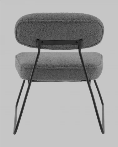 Кресло Kate new ткань букле темно-серый Stool Group арт.УТ000041264