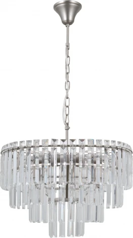 Подвесная люстра хрустальная Moderli Crystal V10738-9P (220V, на цепи)