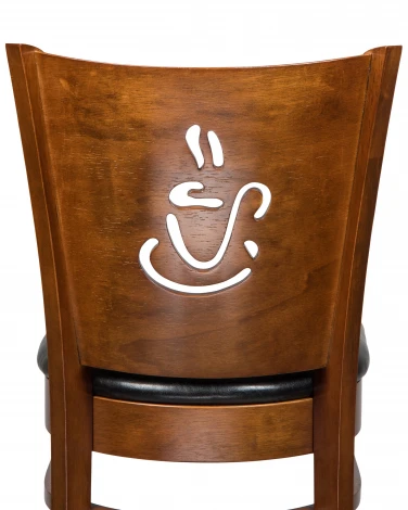 Стул барный JERRY BAR (шоколад, чёрный)