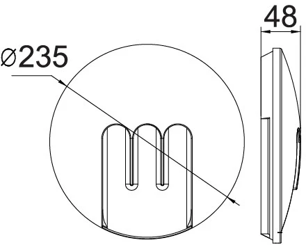 Архитектурная подсветка Oasis Light SIDNEY LED W1871 R