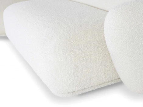 Диван Fabro ОГОГО (арт.851165), (Ткань,Букле/Белый)