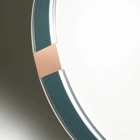 Настенно-потолочный светильник Sonex Otiga Blue 7677/EL COLOR SN пластик/серо-гол./зол. LED 70Вт 3000-6000K D493 IP43 пульт ДУ (220V, круглые)