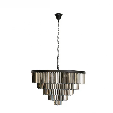 Подвесная люстра каскадная Loft IT Prism 10018/800C (220V, хрусталь, на цепи)