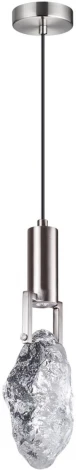 Подвесной светильник Odeon Light Lia 6696/5L MIDCENT матовый никель/металл/стекло IP20 LED 5W 3000K (220V, на проводе)