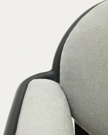 Кресло из ротанга La Forma (ex Julia Grup) Joncols (Серый/ Пенополиуретан)