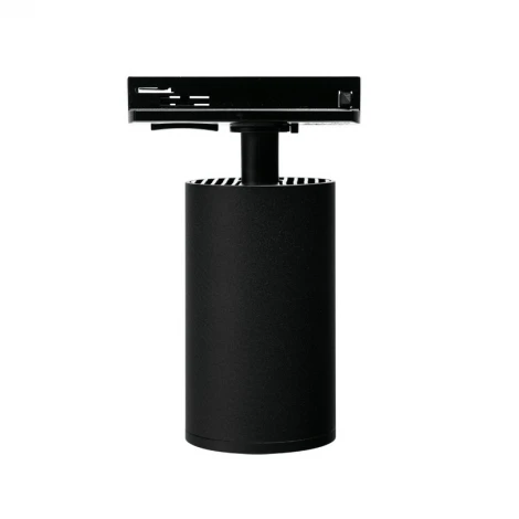 Трековый светильник однофазный Wolta WTL-GU10/02B под лампу GU10 черный BASIC