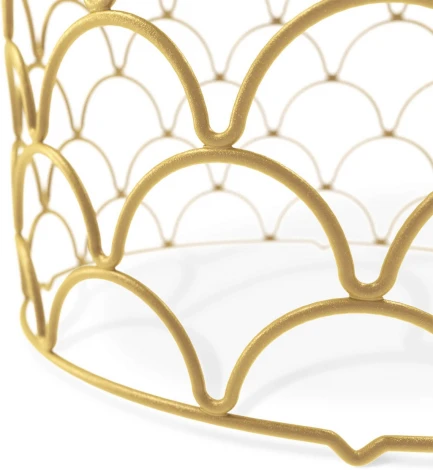 Столик журнальный Sheffilton SHT-CT24-1 золото/черный муар