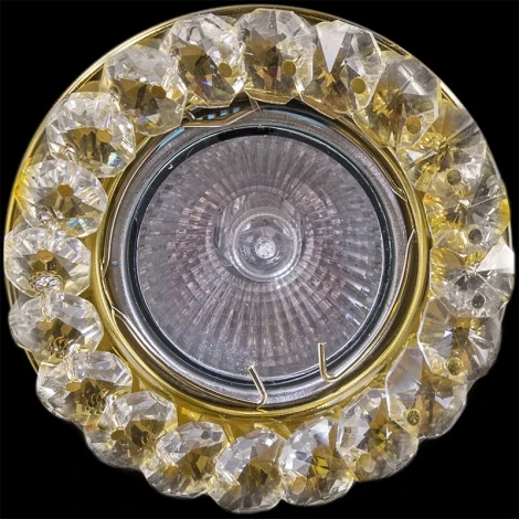 Встраиваемый точечный светильник Reluce 01714-9.0-001MN MR16 GD/CL (220V, круглые)