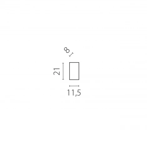 Заглушка концевая трековая черный Lightstar Due Hermes 510167