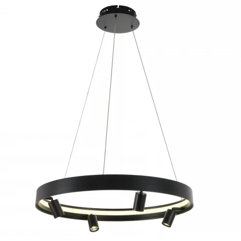 Подвесной светодиодный светильник со спотами MyFar James MR2200-1PL (на тросе, круглые, IP40)