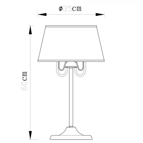 Интерьерная настольная лампа Arte Lamp Aurora A1150LT-3CC