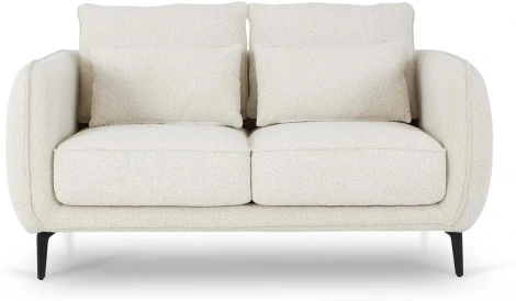 Диван Amsterdam двухместный ОГОГО (арт.863282), (Ткань/Белый)