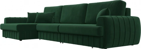 Диван угловой Лига-057 НПБ Лонг угол левый Лига Диванов (Велюр) арт.129299L