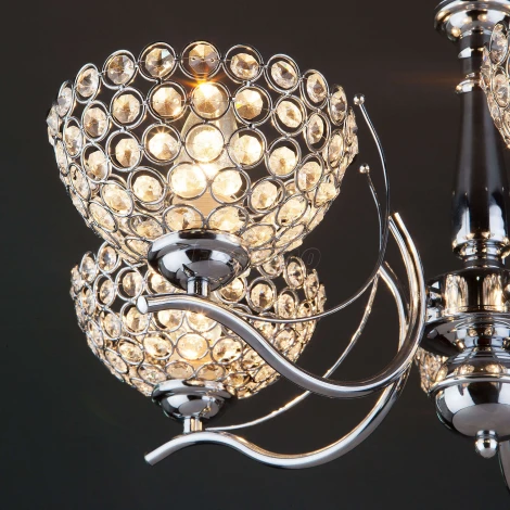 Подвесная люстра Eurosvet Mirage 30119/5 хром