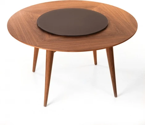 Стол круглый обеденный Wilson (136) орех, вращающийся центр Top Concept 2001000001323