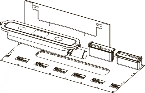 Сифон для душевого лотка TECE Drainprofile 673002 DN 50