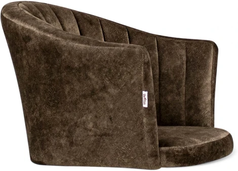 Стул Sheffilton SHT-ST42-1/S107 кофейный трюфель/черный муар