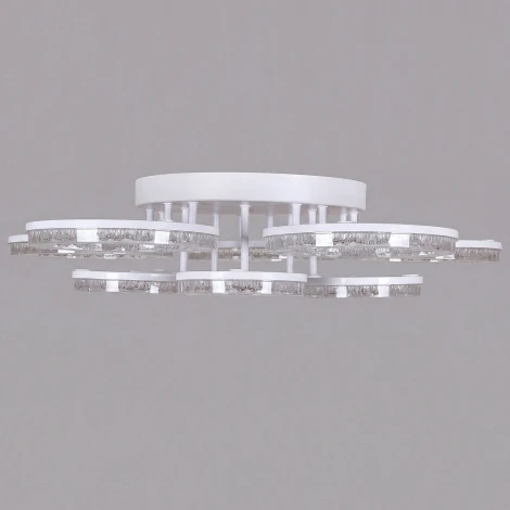 Потолочная люстра светодиодная на штанге с регулировкой цветовой температуры, яркости и ночным режимом Reluce 29290-0.3-5+5 WH