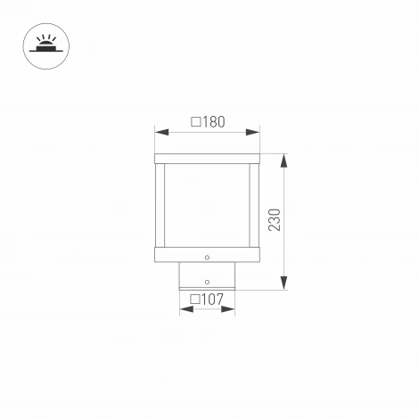 Наземный светильник Arlight LGD-Path-Cub 021810