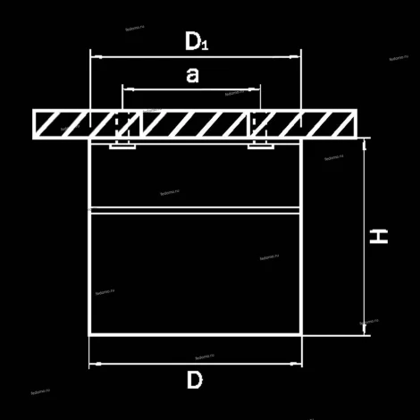 Встраиваемый точечный светильник Lightstar Ottico 214419