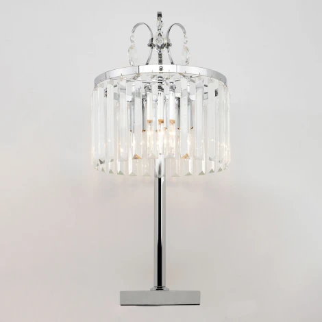 Настольная лампа Citilux Инга CL335831 (220V, хрусталь, подвески, выключатель)