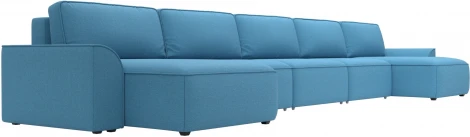 Диван п-образный Лига-048 НПБ МегаЛонг Лига Диванов (Рогожка) арт.128317